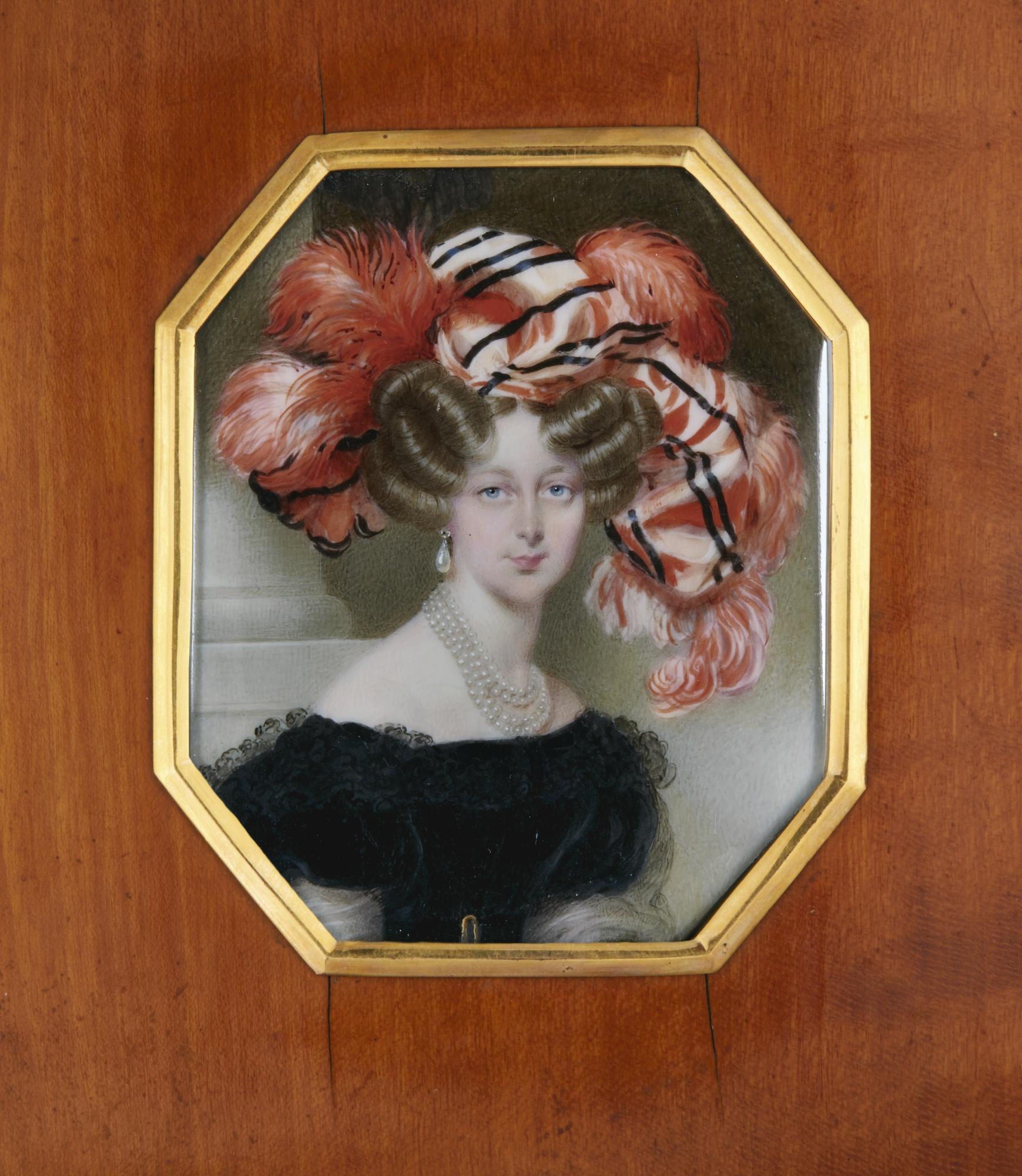 Moritz Michael Daffinger - Portrait Of Countess Sidonie Potocka, Née Princesse De Ligne (1786-1828), Circa 1825