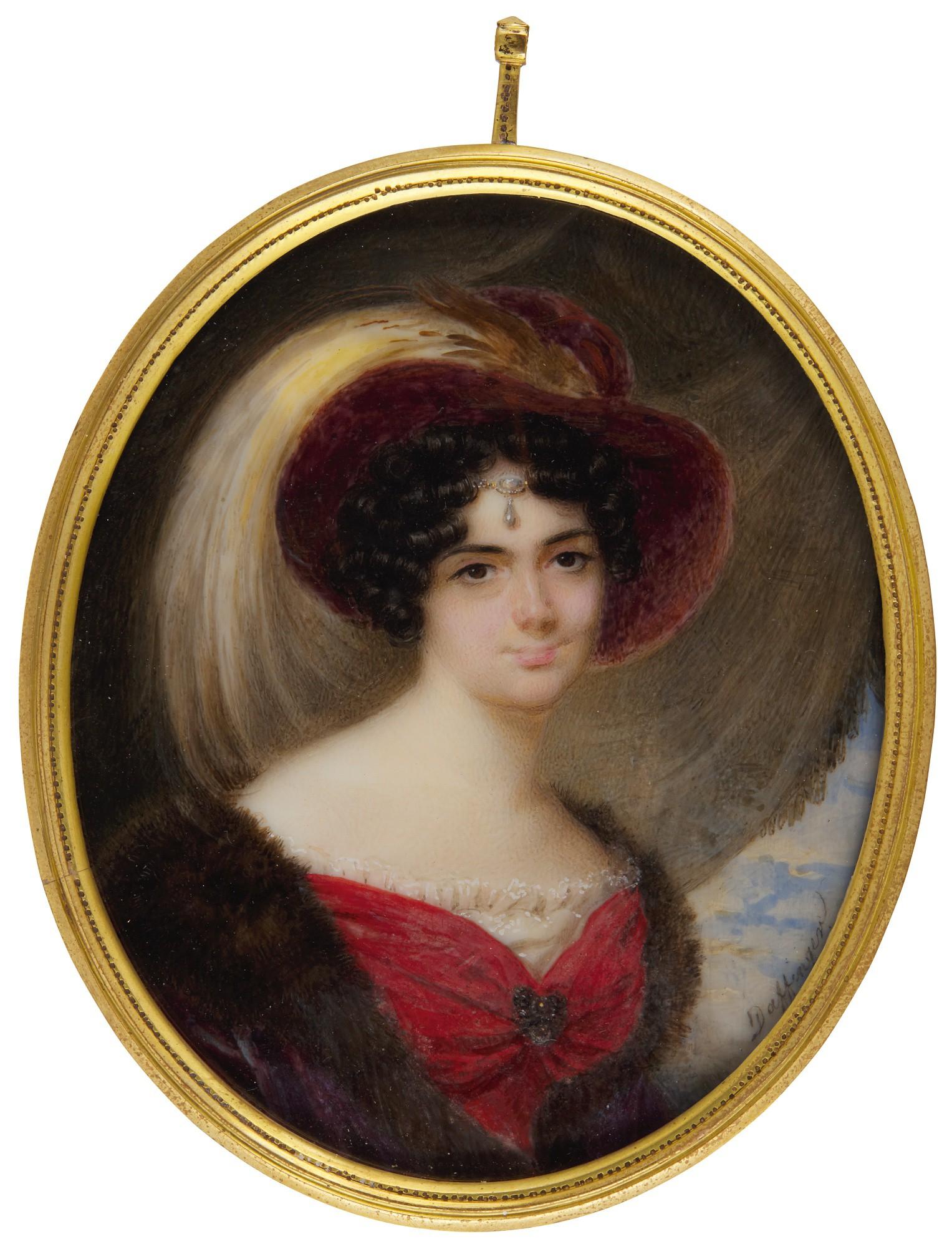 Moritz Michael Daffinger - Portrait Of Princess Eleonore Lichnowsky (Circa 1795-1873), Circa 1830