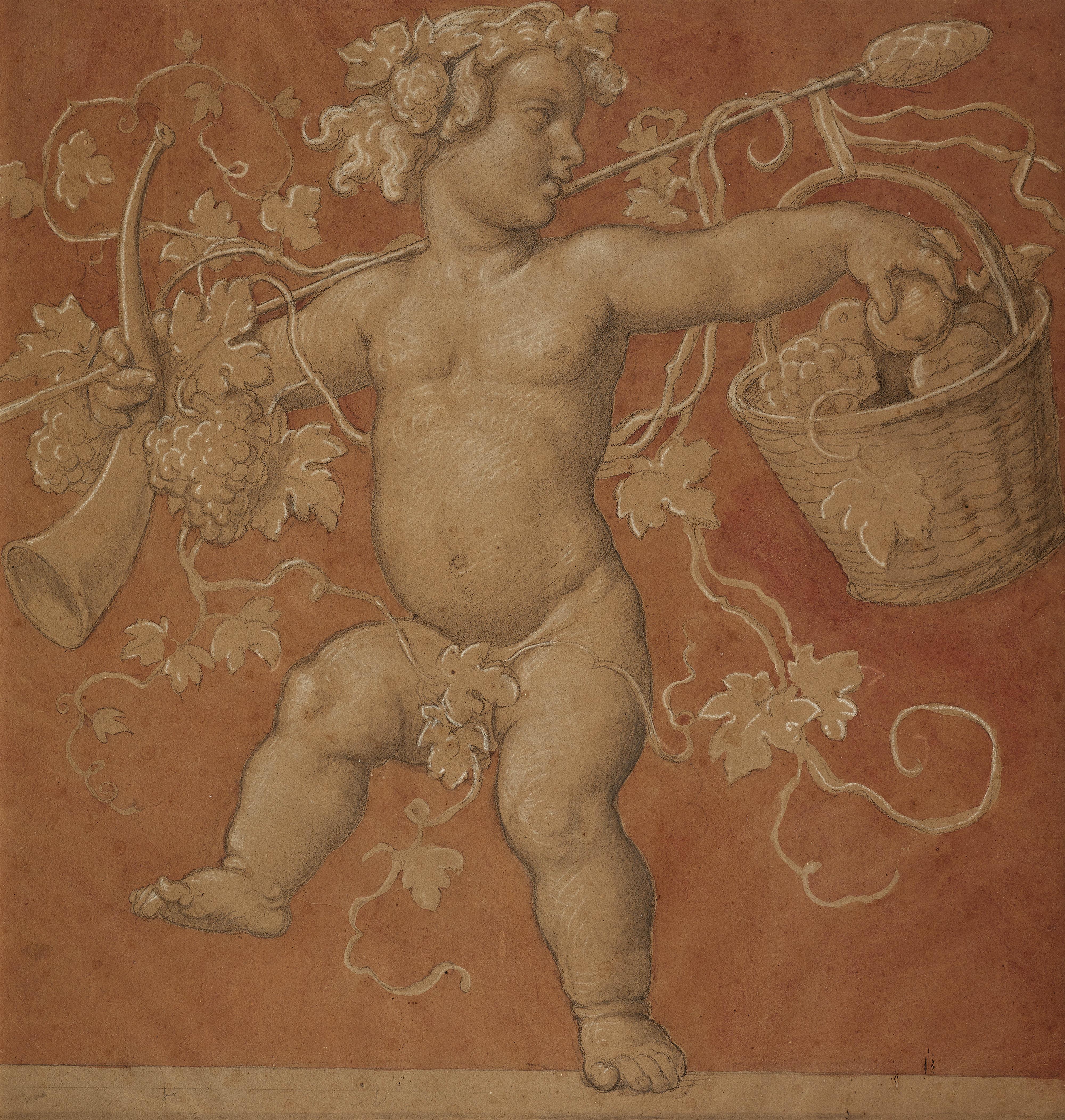 Moritz von Schwind - Allegorischer Zyklus mit Amoretten als Verkörperungen der vier Jahreszeiten