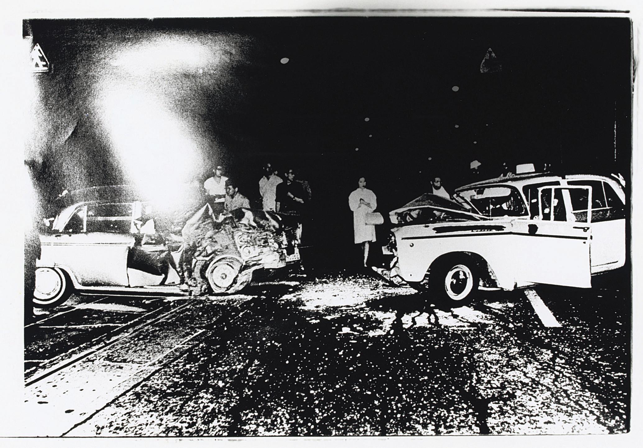 Moriyama Daido - Smash-up from \'Accident\', 1969