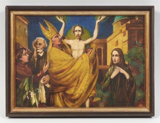 Moriz Melzer - Die Lossagung des hl. Franziskus Die Stigmatisierung des hl. Franziskus