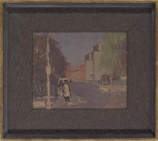 Morland Lewis - Street corner, Chelsea