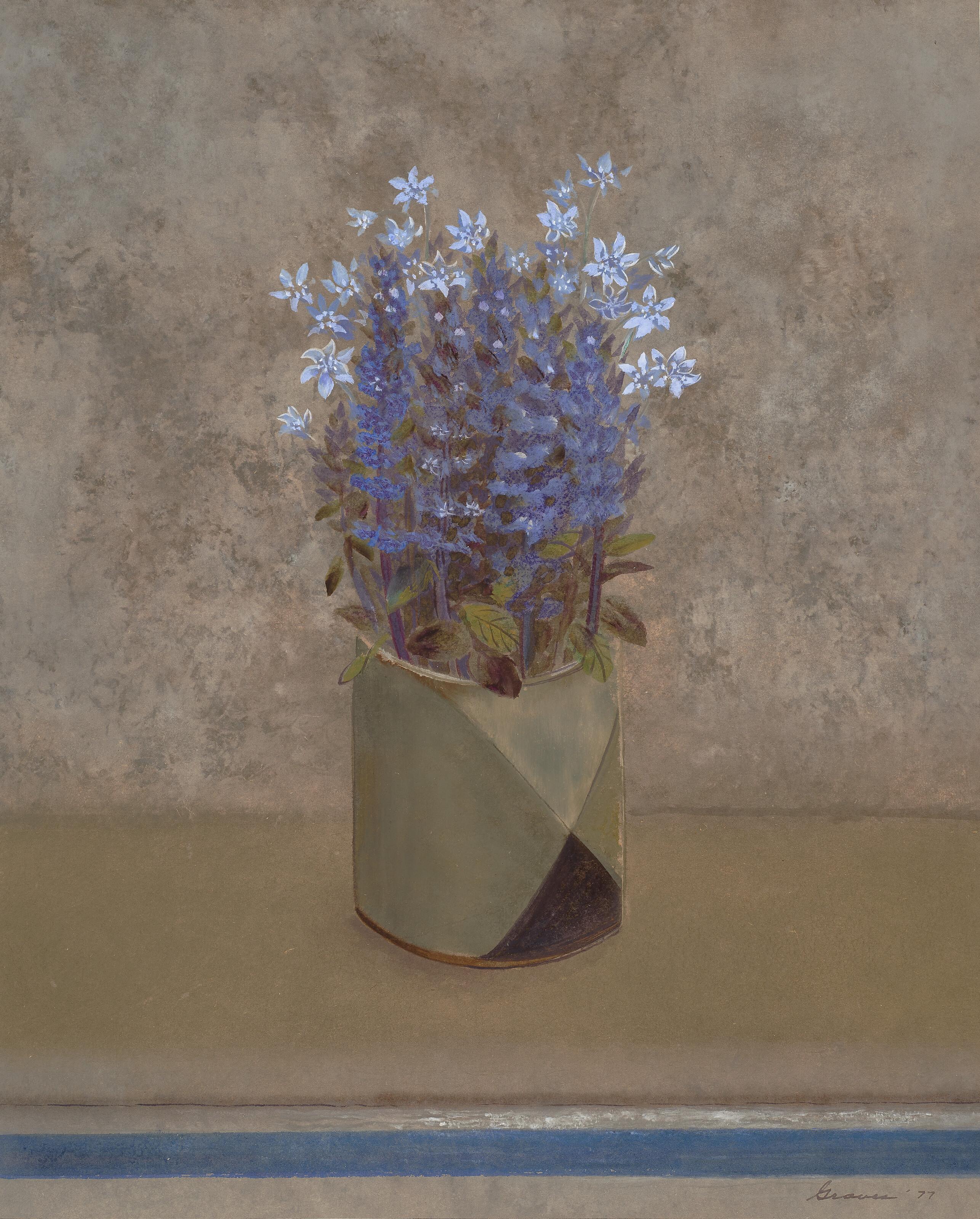 Morris Cole Graves - Spring Bouquet (Ajuga & Scilla)