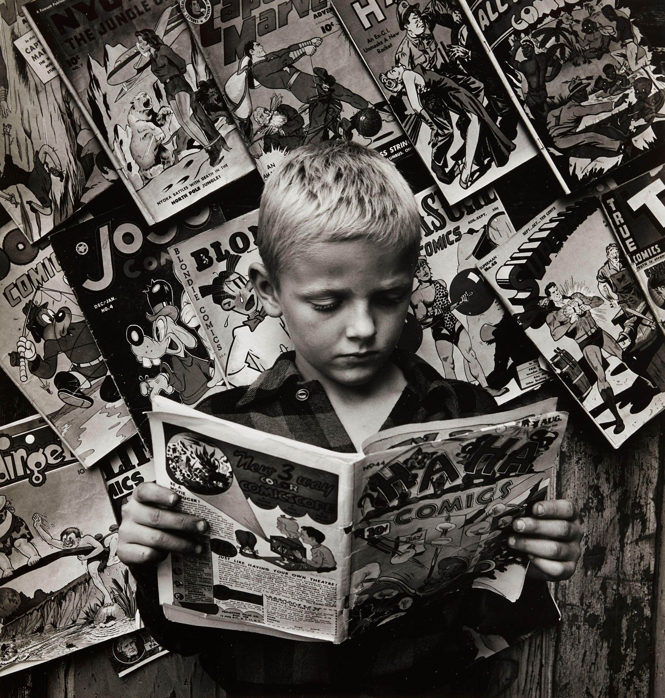 Morris Engel - Comic Book Stand, NYC