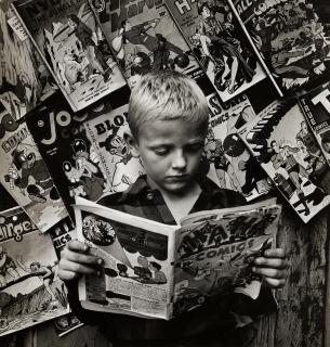 Morris Engel - Comic Book Stand, NYC