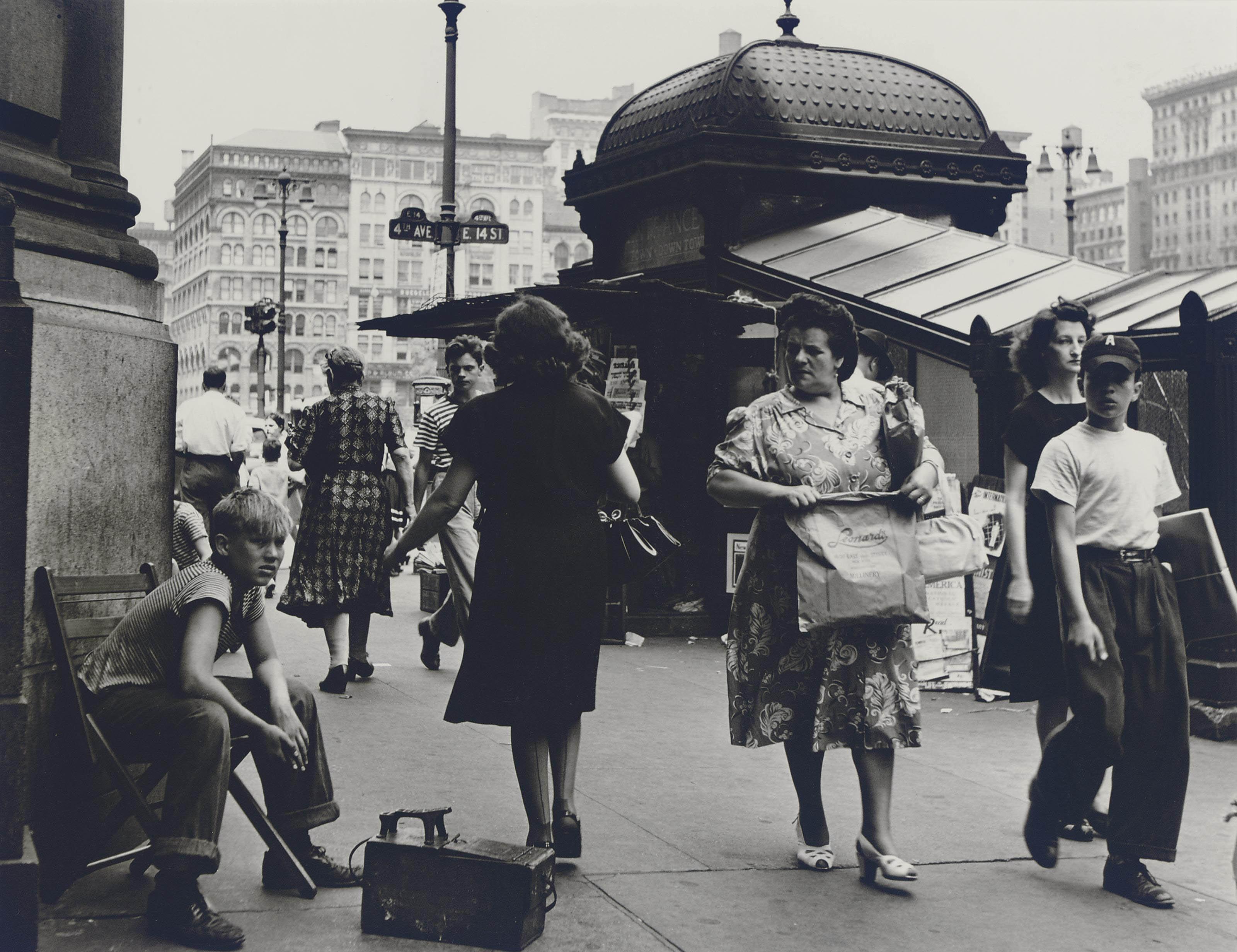 Morris Engel - Shoe Shines, New York City, 1945-1948