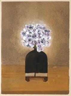 Morris Graves - Bumblebee Rhododendron 25 x 20 in. (63.5 x 50.8 cm) framed 31 1/4 x 26 1/8 x 2 in.