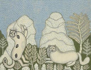 Morris Hirshfield - Cats in the Snow