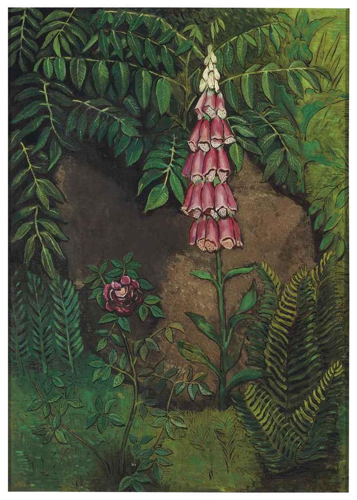 Morris Kantor - Foxglove and rose