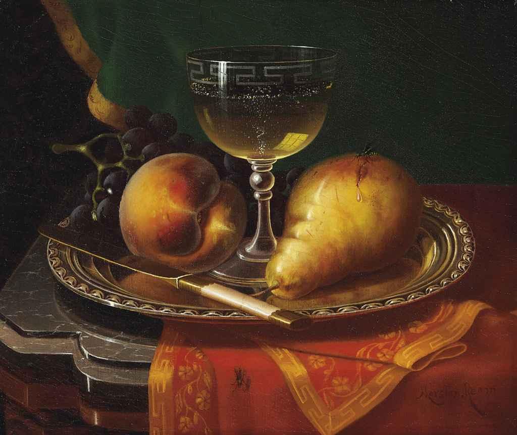 Morston Constantine Ream - Still Life with Fruit and Wine