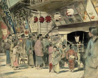 Mortimer Luddington Menpes - The Bill of the Play, Japan