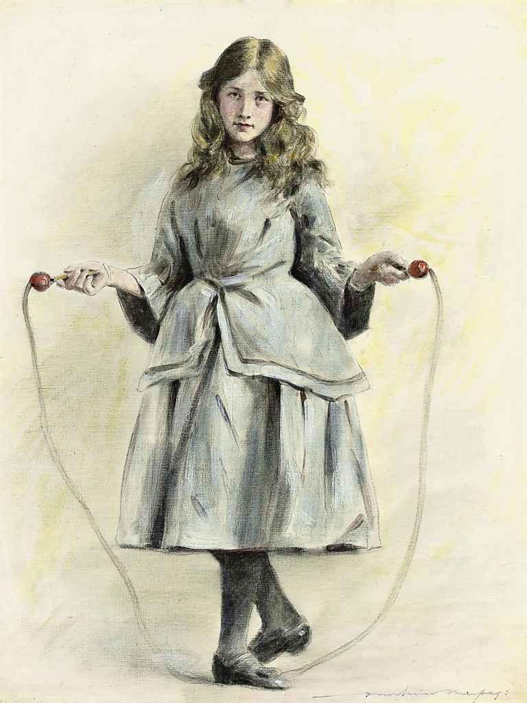 Mortimer Luddington Menpes - The skipping rope