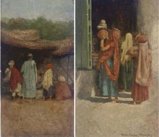 Mortimer Menpes, R.I., R.B.A. - North African Street Scenes