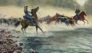 Morton Künstlerb. - The Great Beefsteak Raid: General Wade Hampton, September 16, 1864