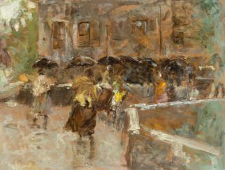 Mosè Bianchi - Giornata di pioggia