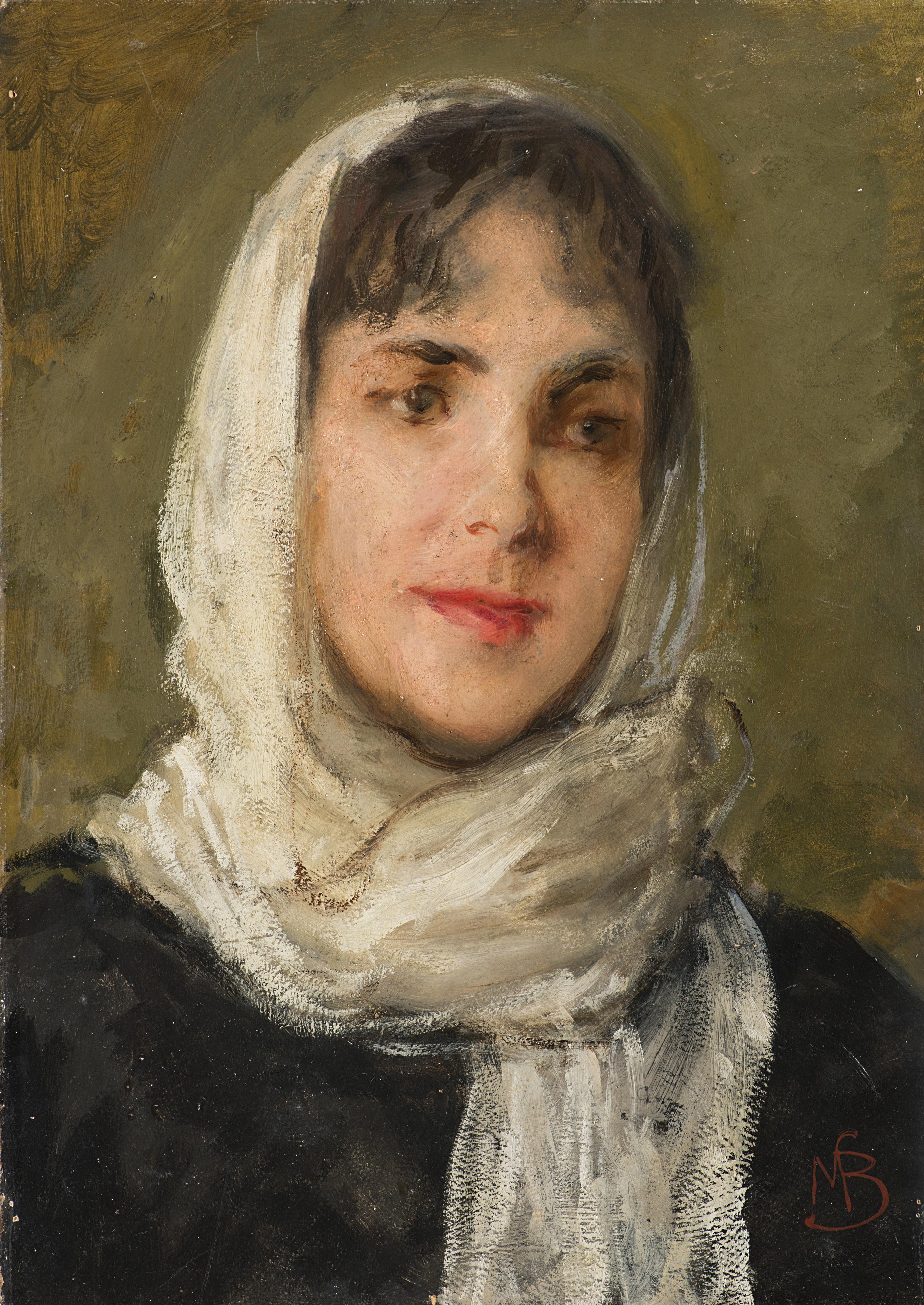 Mosè Bianchi - Ritratto femminile