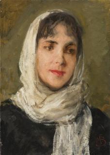 Mosè Bianchi - Ritratto femminile