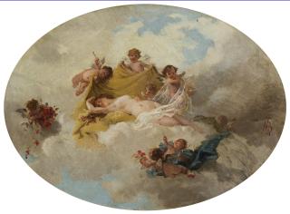 Mosè Bianchi - Scena allegorica