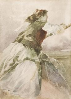 Mosè Bianchi - Sketch