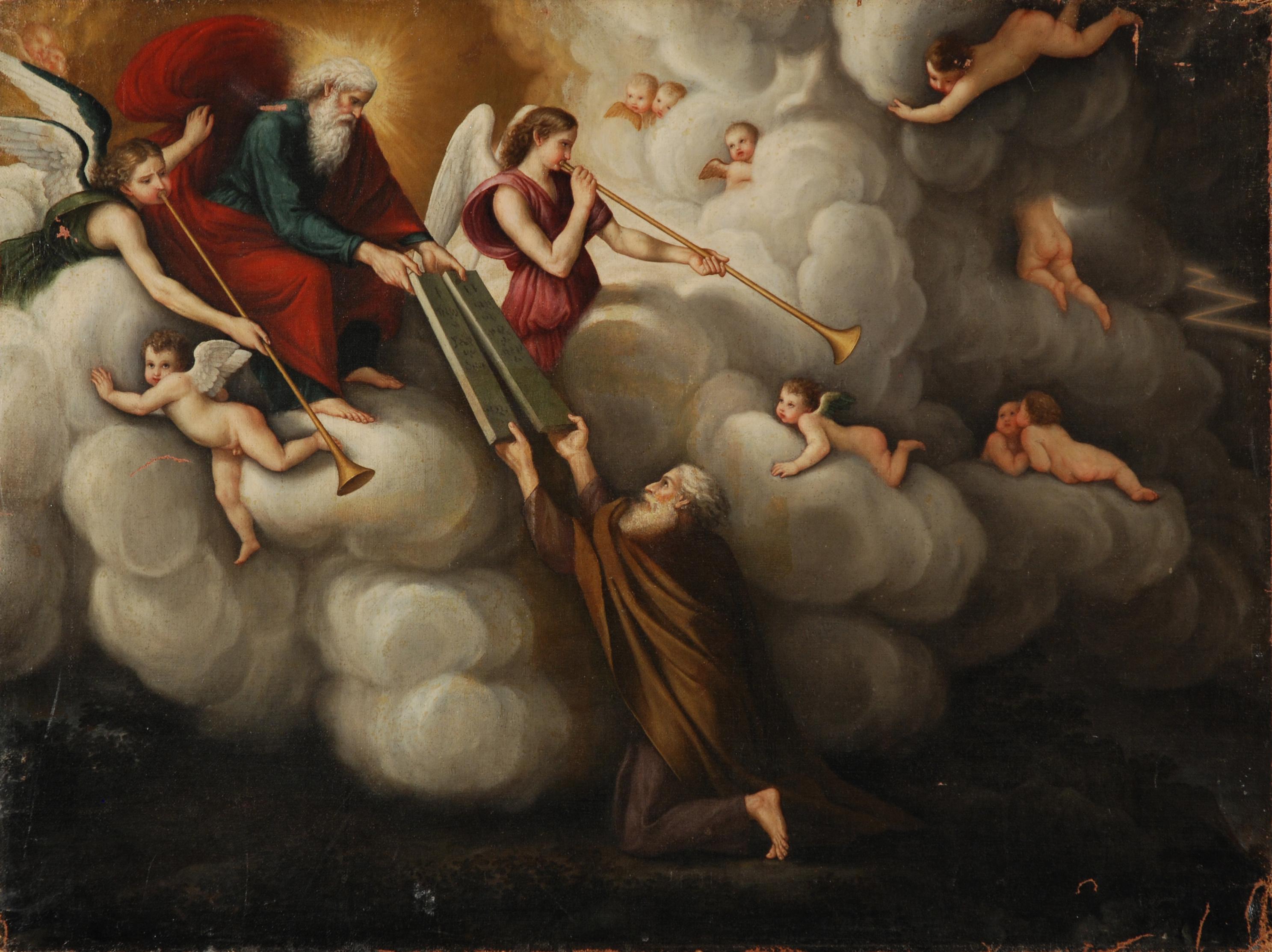 Mosè riceve le tavole dei comandamenti