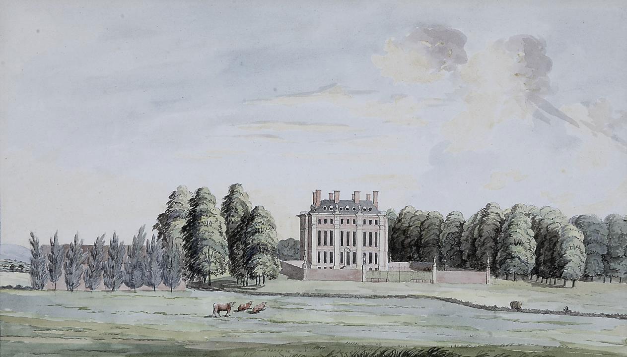 Moses Griffith - View of Cound Hall, Cound, Shropshire