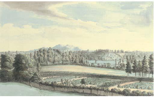 Moses Griffiths - View of Malvern Hills From Bevere