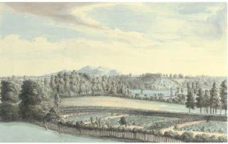 Moses Griffiths - View of Malvern Hills From Bevere