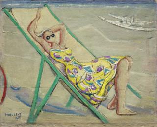 Moses Levy - Baigneuse au repos