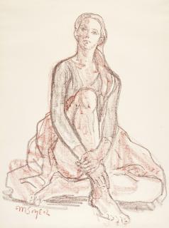 Moses Soyer - Ballet Girl