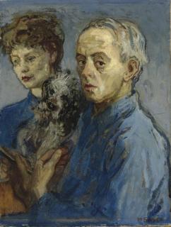 Moses Soyer - The Artist and His Wife
