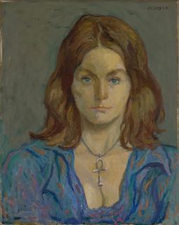 Moses Soyer - The Blue Blouse