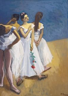 Moses Soyer - The Red Rose