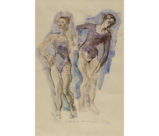 Moses Soyer - Two Dancers