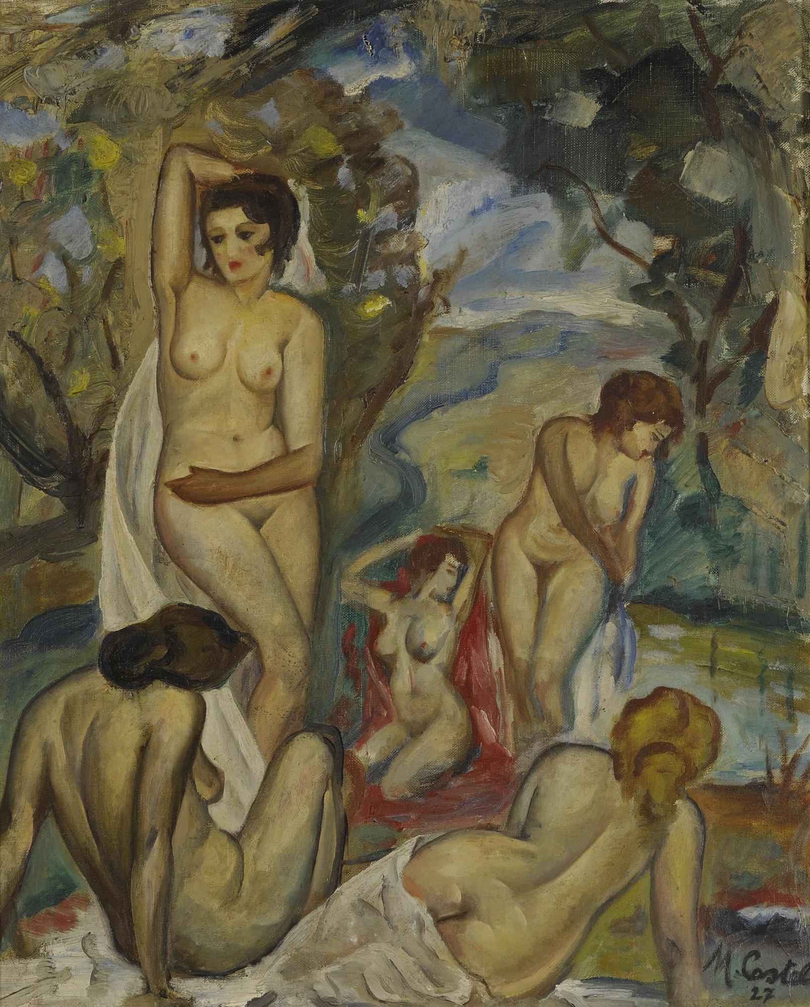 Moshe Castel - Bathers