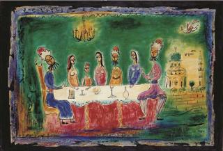 Moshe Castel - Passover Seder