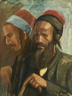 Moshe Elazar Castel - Two Jews