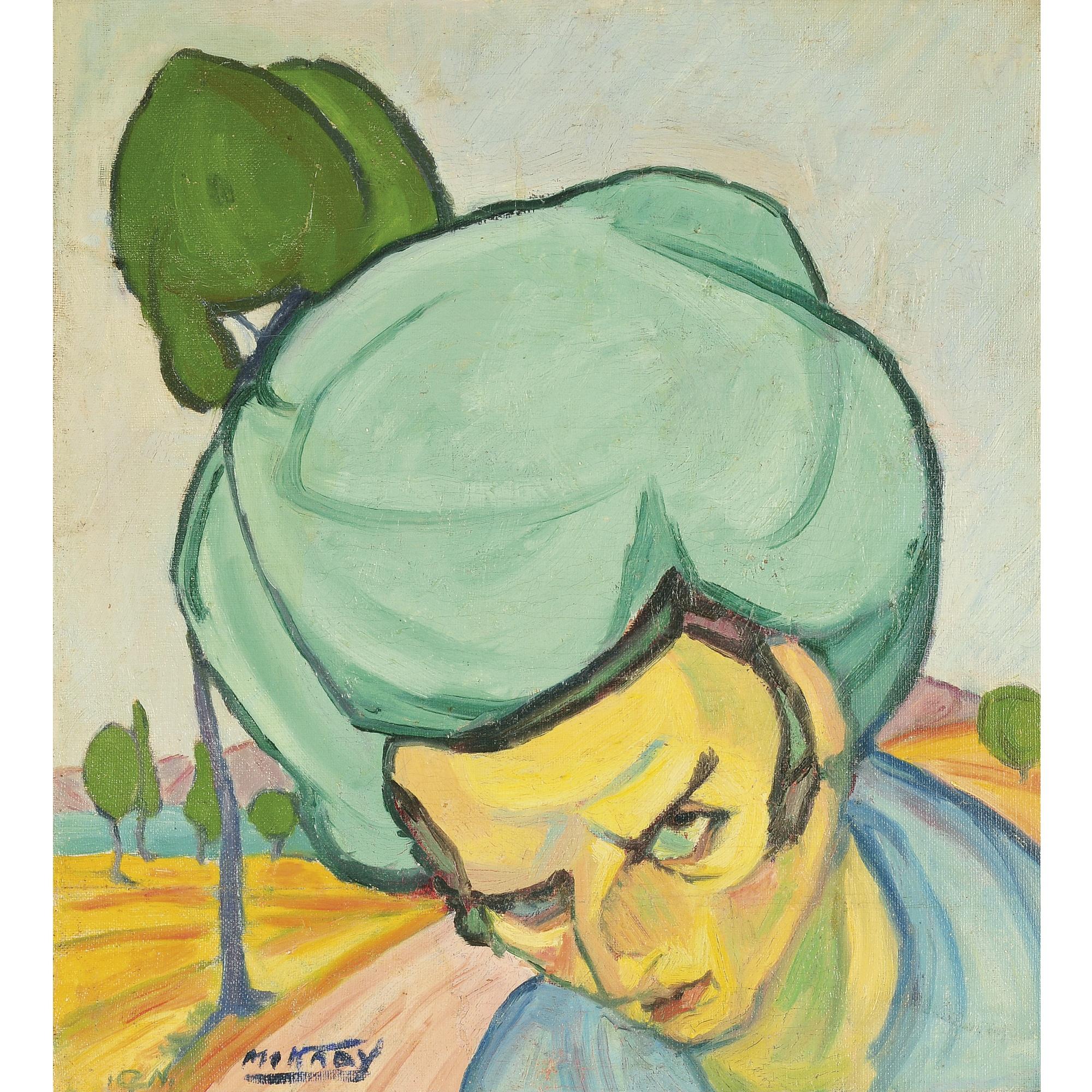 Moshe Mokady - Portrait Of Hanna Rovina