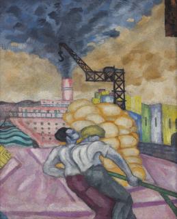 Moshe Mokady - Workers At The Port