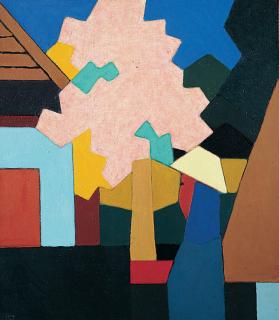 Moungthai Busamaro - Woman under the pink tree