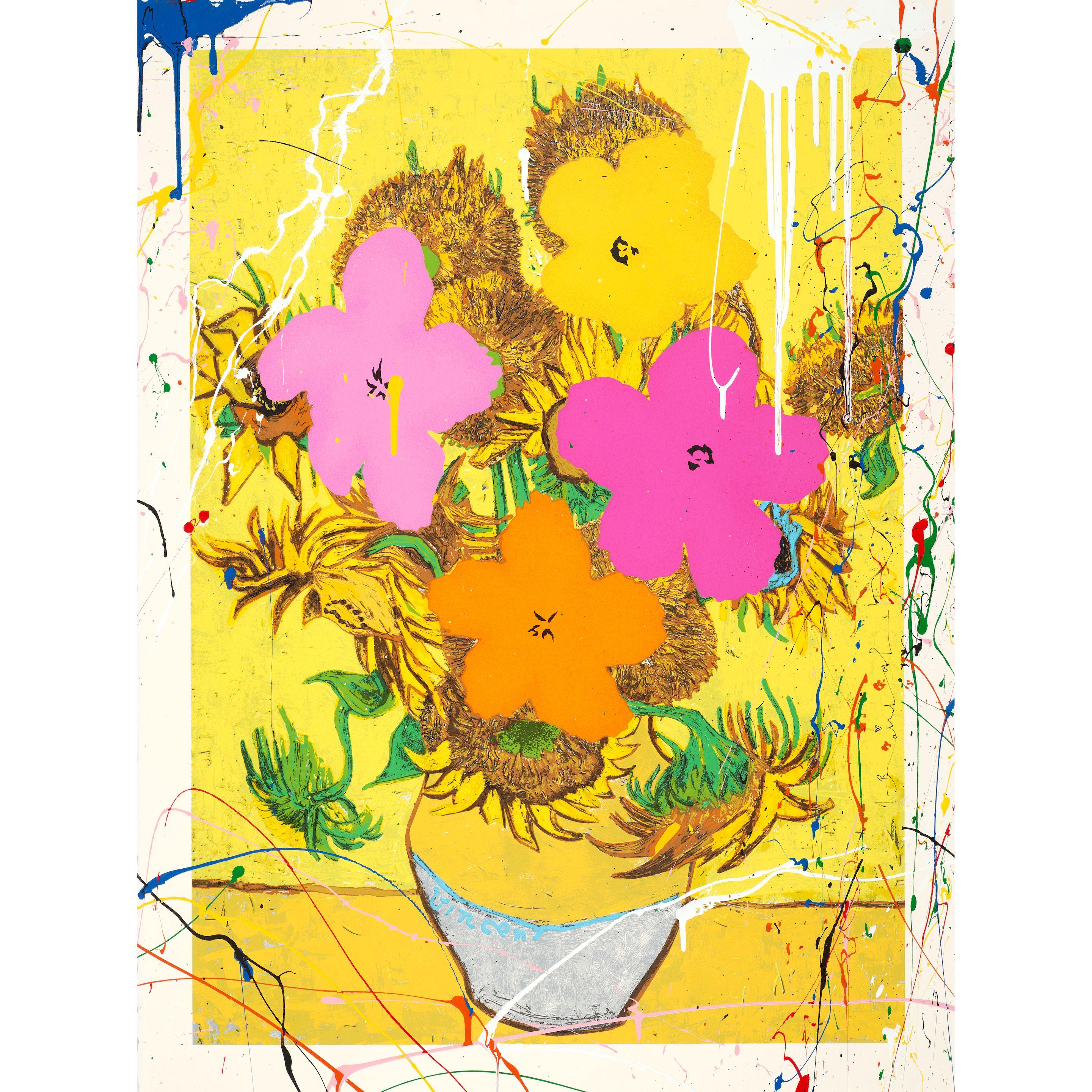 Mr. Brainwash - Flower and Sun