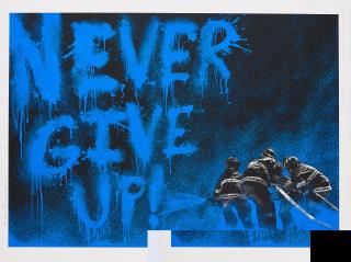 Mr. Brainwash - Superheroes (Never Give Up).