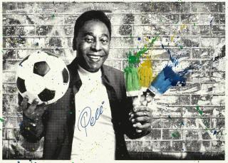 Mr. Brainwash - The King Pelé - Portrait