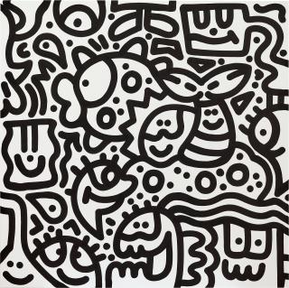 Mr Doodle - Black & White #30