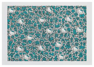 Mr Doodle - Blue Kitty