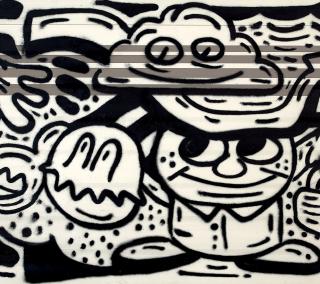 Mr Doodle - Caravan Chaos(Painted In 2015)