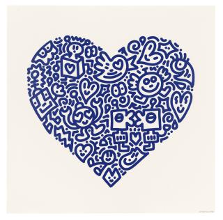 Mr Doodle - Pop Heart - Robot Kiss, From: Pop Heart Portfolio