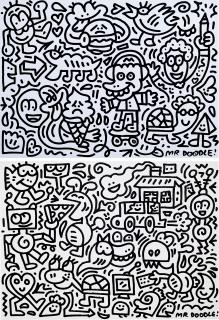 Mr Doodle - Untitled (Two Works)