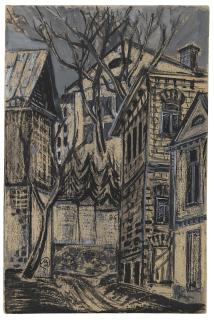 Mstislav Dobuzhinsky - Two views of Kaunas, Lithuania