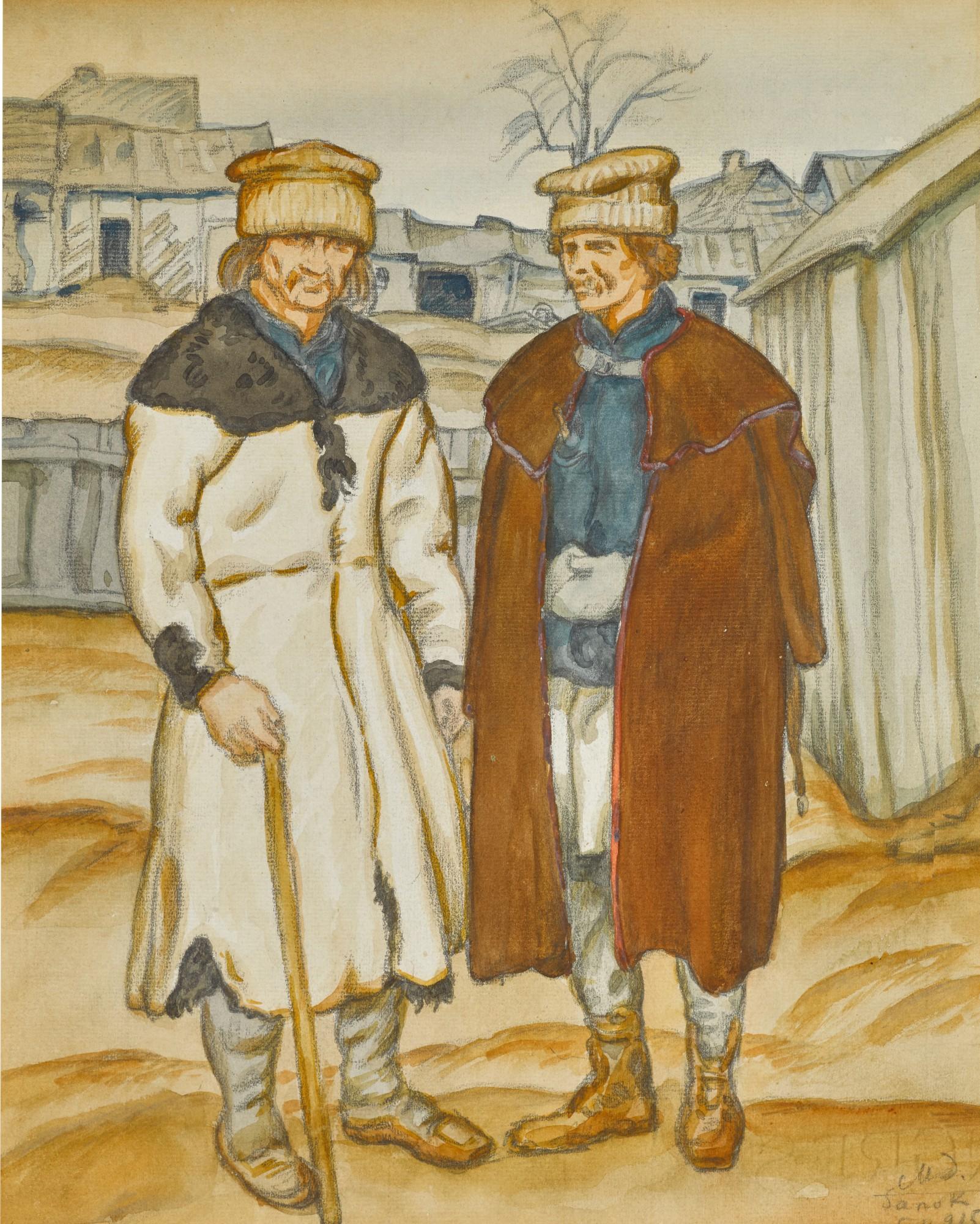 Mstislav Valerianovich Dobuzhinsky - Poles in Galicia