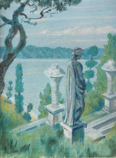 Mstislav Valerianovich Dobuzhinsky - Statue